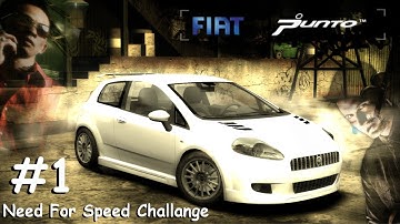 NFS Most Wanted Challenge #1 (beat Blacklist using "Punto") 1080p