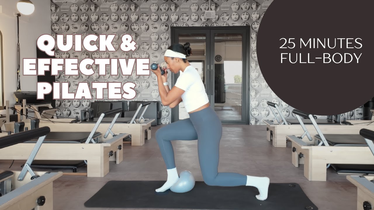 Quick &amp; Effective Intermediate Pilates Workout - YouTube