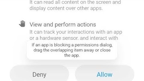 Fix If an App is blocking a permissions dialog , drag the overlapping problem
