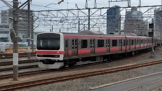 京葉線209系500番台ケヨ34編成入れ替え　2024.1.2