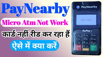 PayNearby micro atm problem Solve. PayNearby माइक्रो एटीएम कार्ड रीड नहीं कर रहा हैं | #PayNearby