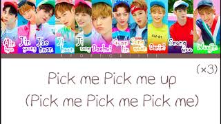 WANNA ONE 'Pick Me' Color Coded Lyrics [Han|Rom|Eng]