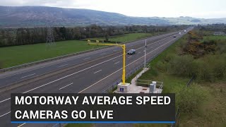 First average speed cameras on Irish motorway go live