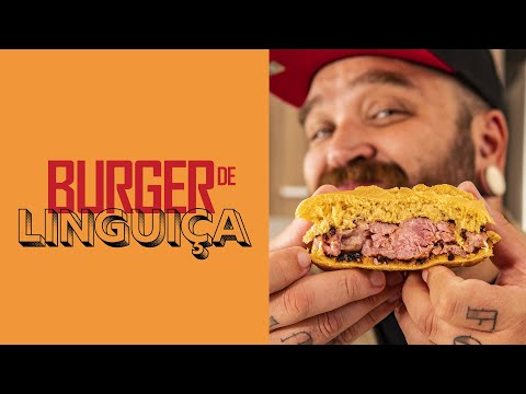 Burger de linguiça com farofa de castanha