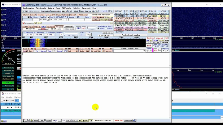 4XZ Israeli Navy Haifa Morse Station (CW) on 6607 kHz Shortwave