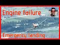 Engine failure - emergency landing with the VL3 in the French Alps - Rotax 912