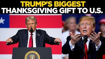 Trump LIVE: Thanksgiving & Christmas Message to Citizens | Trump Latest Live | US News | New Year