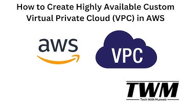 How to create a Highly Available custom VPC (Virtual Private Network) in AWS