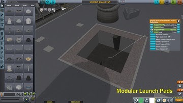 KSP Modular Launch Pads Dev Demo of New Switchable Saturn Pad Insert