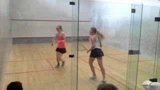 Kaitlyn vs Anna Hughes  NZJO April 2017 Final  game  1