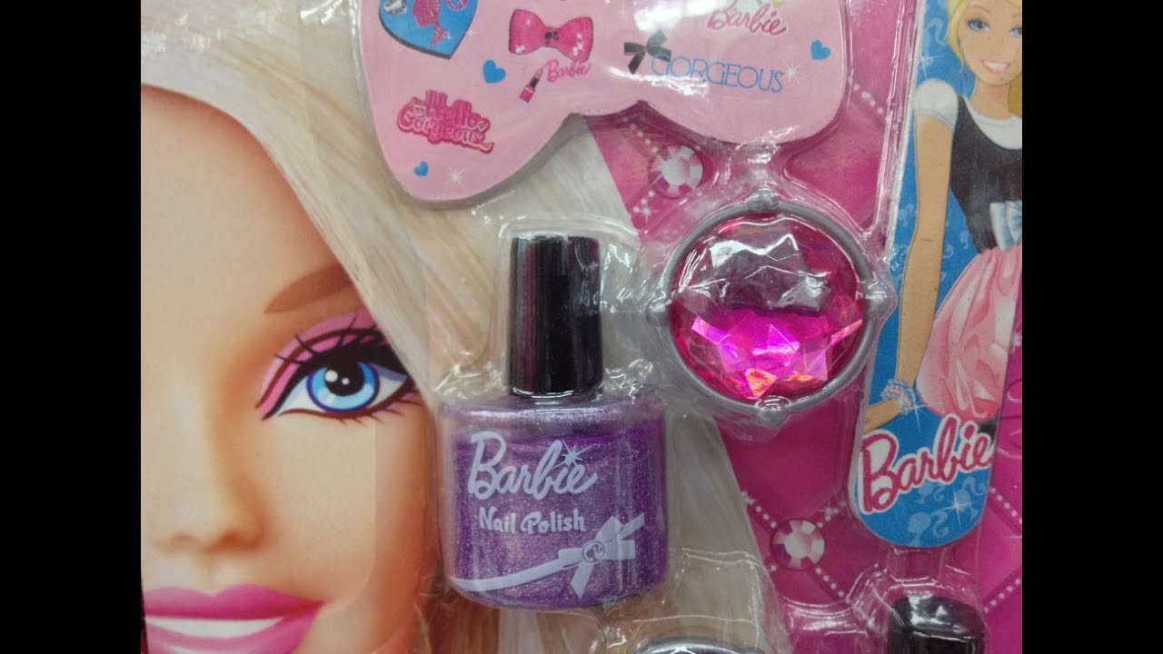 barbie nail polish set