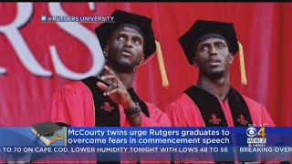 McCourty Twins Urge Rutgers Graduates To Overcome Fears In Commencement Speech
