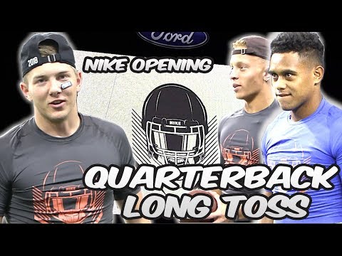 🔥🔥 Quarterback Long Toss Championship | The Nike Opening Finals - 2018