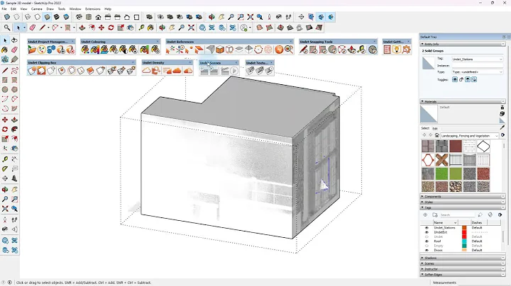 Undet for SketchUp | Room Volume Extraction