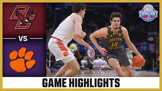 Boston College vs. Clemson Game Highlights | 2024 ACC Men’s Basketball Tournament