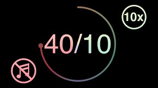 40/10 - Pomodoro - 40 minute timer with 10 minute breaks - Dark Pastel