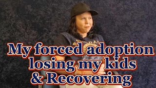 Charlie talks about Her own forced adoption, losing her kids & and recovery