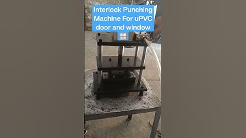 Interlock Punching Machine for uPvc door and window 🪟 8882503075 #doors #machine #punchmachine #tool