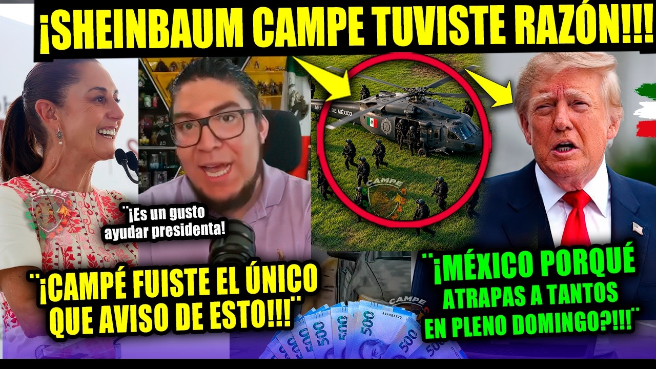 SHEINBAUM ¡Campechaneando TUVISTE LA RAZÓN! Presidenta de México TRUMP ¡IRAN CHINA RUSIA NOTICIA!