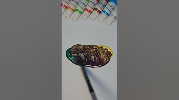 satisfying color mixing Ep3 #colormixing #oddlysatisfying #whitepaint #tappingsounds #asmr #asmrart