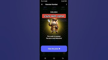 2 July cipher code | Hamster Kombat