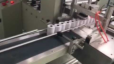 Fully Automatic Thermal Paper Roll Slitting Rewinding Packaging Production Machine