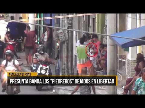 Presunta banda los "piedreros" dejados en libertad