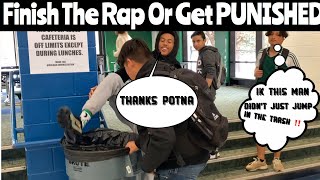 EXTREME Finish The Rap Or Get Punished ‼️ | HIGH SCHOOL EDITION