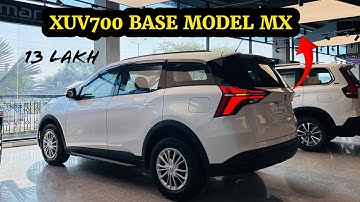 Mahindra XUV700 Base model MX updated ⬆️ Detailed Review 👌