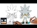 How To Draw Silver the Hedgehog | YouTube Studio Art Tutorial