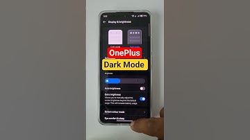 how to enable dark mode in oneplus #oneplus #darkmode #android