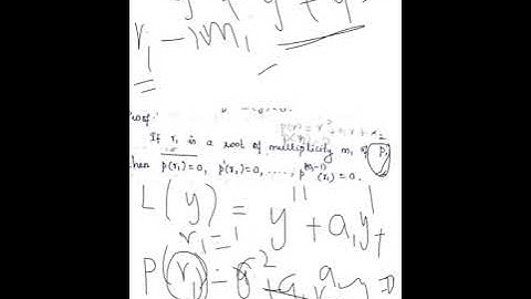 Ordinary differential equation, coddington unit 2#ode#msuniversity