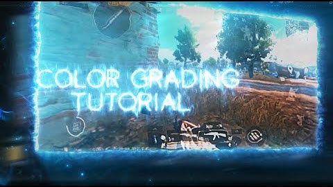 How To Color Grading In After Effects Tutorial + Preset Pubg Mobile Gamer Spark