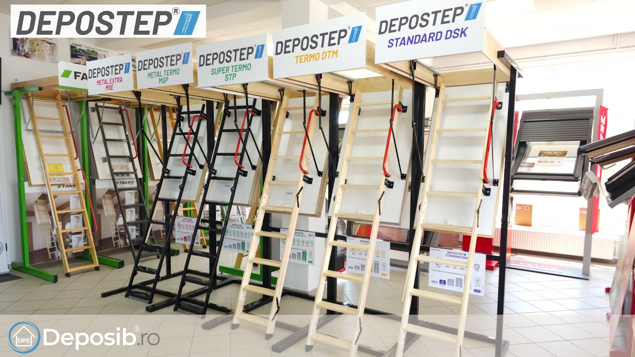 DEPOSTEP - Cel mai bun raport pret-calitate pentru o scara de pod