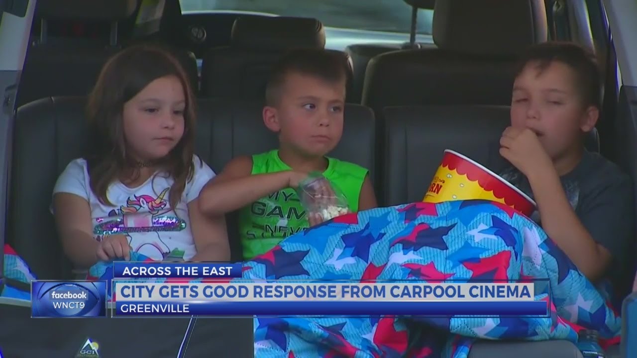 Greenville Parks and Rec "Carpool Cinema" runs through August 7