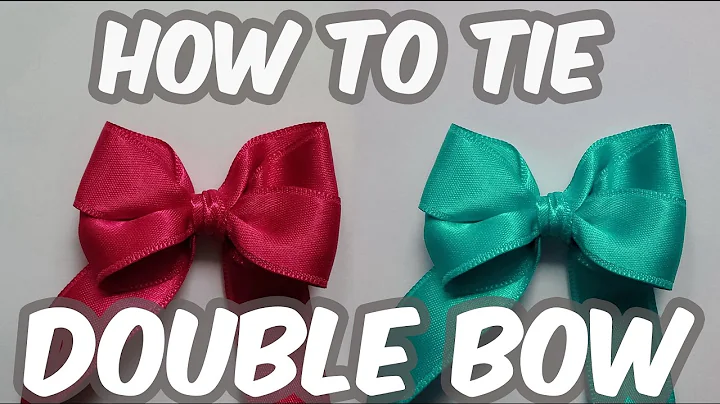 How To Tie Double Bow | Kako vezati duplu mašnu