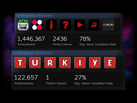 STEAMDE KOLAYCA 122 BİN BAŞARIM KAZANMA! Steam Achievement Ne İşe Yarıyor ?