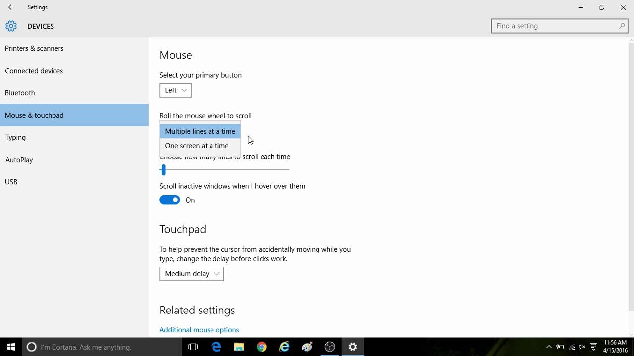 How to Change Mouse and Touchpad Settings in Windows 29