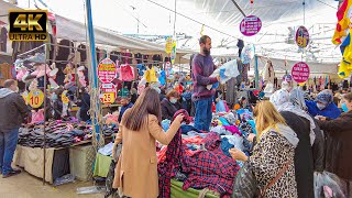 Istanbul Bazaars [4k60fps]-Saturday Bazaar in Pendik