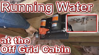DIY Rain Catchment with SeaFlo 12v RV Pump Off Grid Cabin
