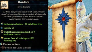 High Elves Suddenly Spawnscolonizes Your Portisland Settlements By Elven Enclave Unusal Location