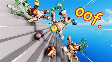 Roblox FALLING DOWN 999,999,999 STAIRS AND BREAKING ALL MY BONES!!