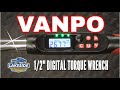 VANPO 1/2 Inch Drive Digital Torque Wrench w/ Tracking &amp; Peak Modes