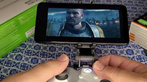 Testing out Xbox Game Pass Ultimate Cloud Gaming The Witcher 3 Moga Gaming Controller Clip