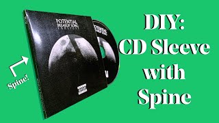 DIY: CD Cardsleeve with Spine (templates included) EASY