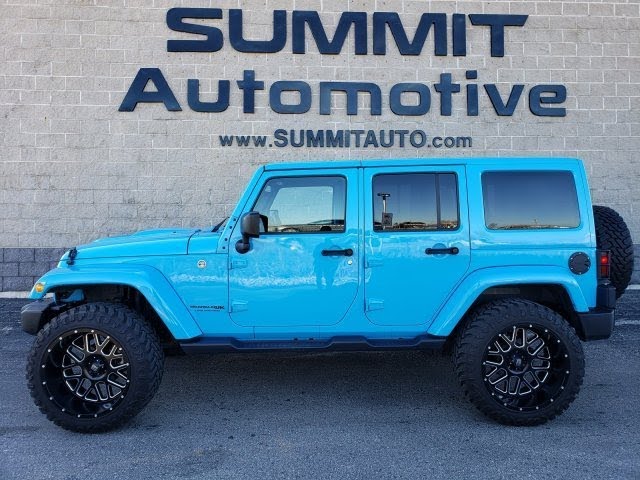 2018 JEEP WRANGLER ALTITUDE 4 DOOR UNLIMITED JK CHIEF BLUE WALK AROUND  REVIEW SUMMITAUTO SOLD! 10421 - YouTube