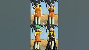 Cute Squid Game Doll Ruined by AI Part 04#SquidGameMeme#shorts    #squidgame2   #squidgameedit