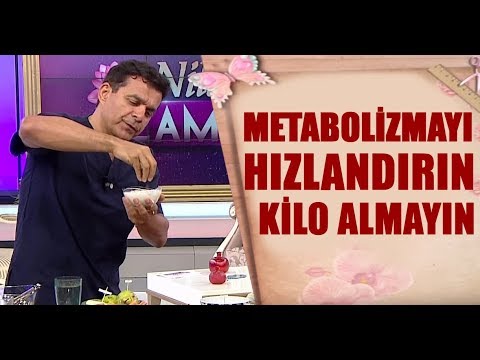 Video: Metabolizmayı Hızlandıran Besinler