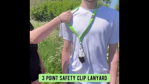 3 point safety breakaway lanyards