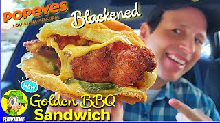 Popeyes® Blackened Golden BBQ Chicken Sandwich Review ⚜⚫🐔🥪 | Peep THIS Out! 🕵️‍♂️
